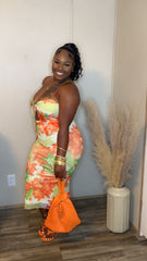 A Girl Love Colors 2Pc Skirt Set