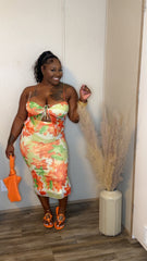 A Girl Love Colors 2Pc Skirt Set